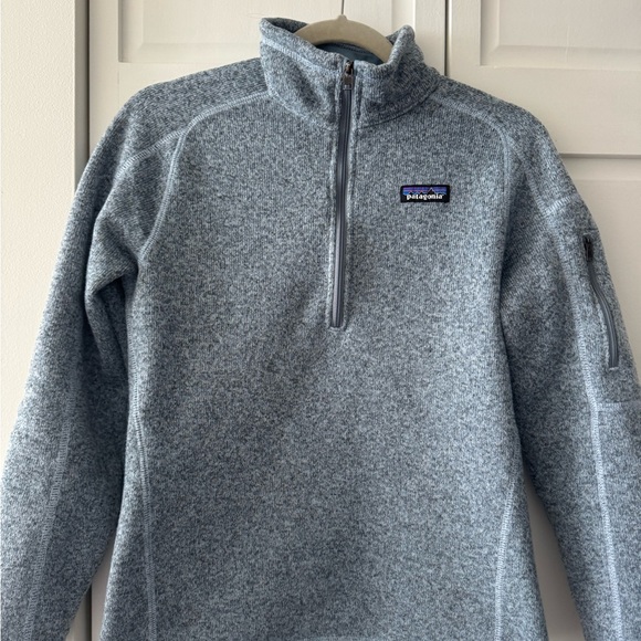 Patagonia Better Sweater® 1/4 Zip Fleece Pullover Grey Blue | Women’s Small - Picture 5 of 10